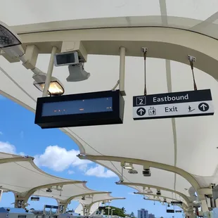 Waiting in the shade to board