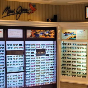 Maui Jim sunglasses are our favorite!  We have the largest collection on Oahu with over 400 styles to choose from!