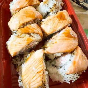 Grilled Salmon Maki