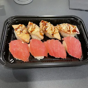Grilled salmon and Ahu
