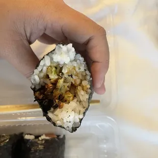 Tempura hand roll