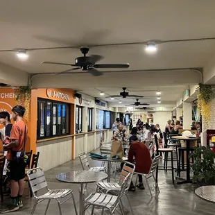 people eating in a restaurant