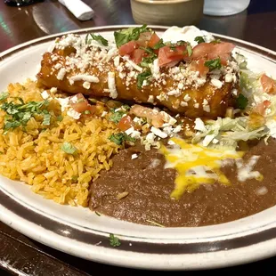 Shredded Beef Chimichanga