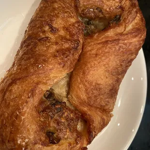 Mushroom and grueyere croissant. Delicious.