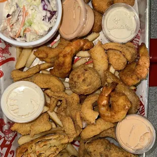 Seafood platter