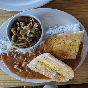 Weekday lunch crawfish etoufee