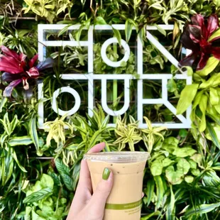 iced latte w/ maple syrup and vanilla ($5.50)