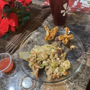 My DELICIOUS leftover lunch!