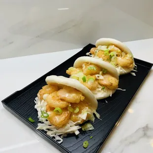 Creamy Shrimp Bao Bun