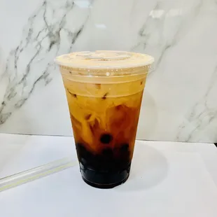 Thai Tea with Boba