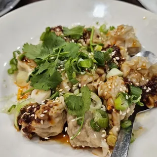 Sichuan spicy wun-tun