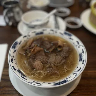 E4. Beef Tendon Noodle Soup