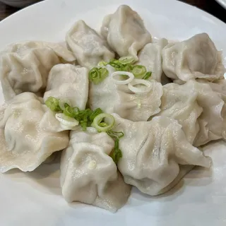 F9. Green Chives, Pork & Shrimp Dumplings