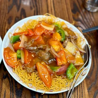 H15. Seafood Pan Fried Noodle