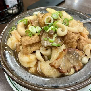 I4. Braised Seafood with Tofu in Clay Pot