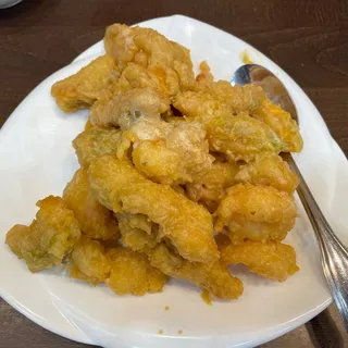 I7. Prawns & Pumpkin with Egg Yolk