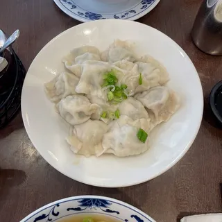 H3. Green Chives & Pork Dumplings