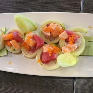 sushi and sashimi, food