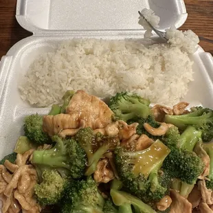 Chicken and Broccoli