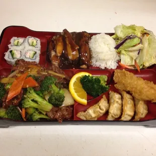 Bento Box...everything is so delicious!