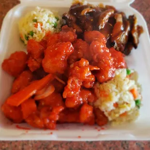 Chicken &amp; Sweet &amp; Sour Chicken