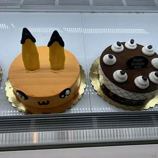 Decorated cakes