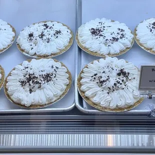Banana Cream Pie - with banana cream filling $7.50