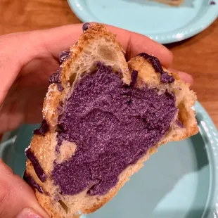 Ube cream puffs - wow.