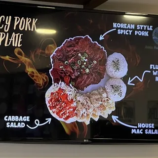 Spicy Pork Plate