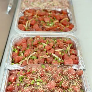 Poke tray