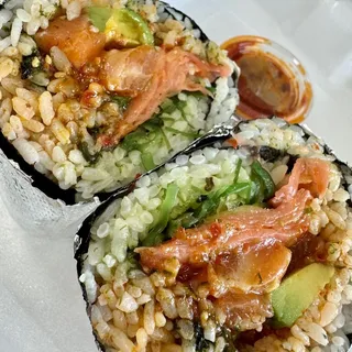 Salmon Poke Wrap