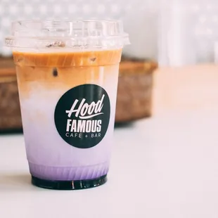 Iced ube latte IG: @thephotographerfoodie