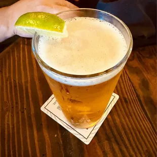 Pacifico Beer on tap