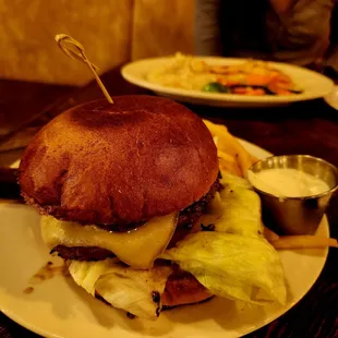 Swiss Mushroom Burger