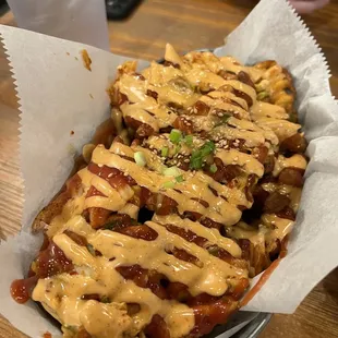 kimchi Waffle Fries