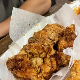 Soy garlic wings