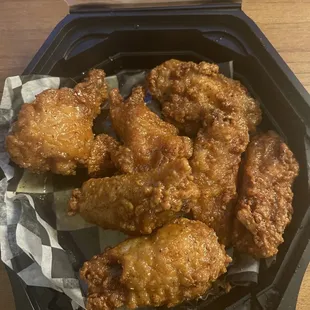 Honey old bay wings