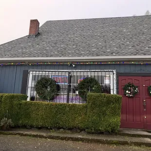 Facade of winery