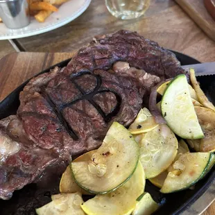 Hoof and Barrel ribeye steak