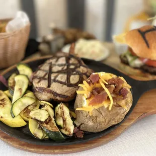 steak, food