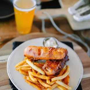 food, fish and chips