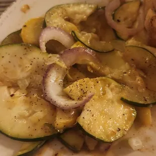 Almost raw roasted veggies