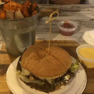 Screaming Goat Veggie Burger
