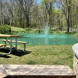 Pond and walking trail