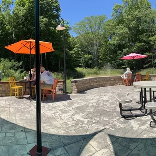 Outside seating
