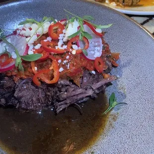 Beef cheek barbacoa