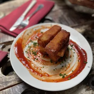Hash browns to die for.