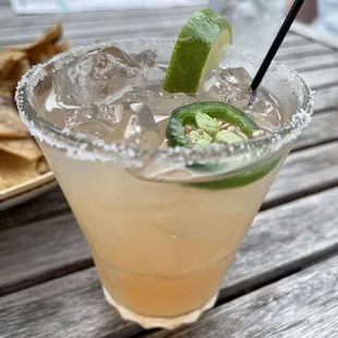 Jalapeño Grapefruit Margarita