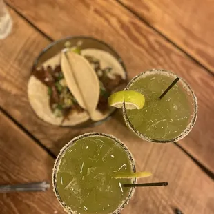 make it interesting margaritas and barbacoa tacos