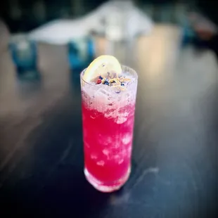 A non-alcoholic option - could throw some gin in?!.